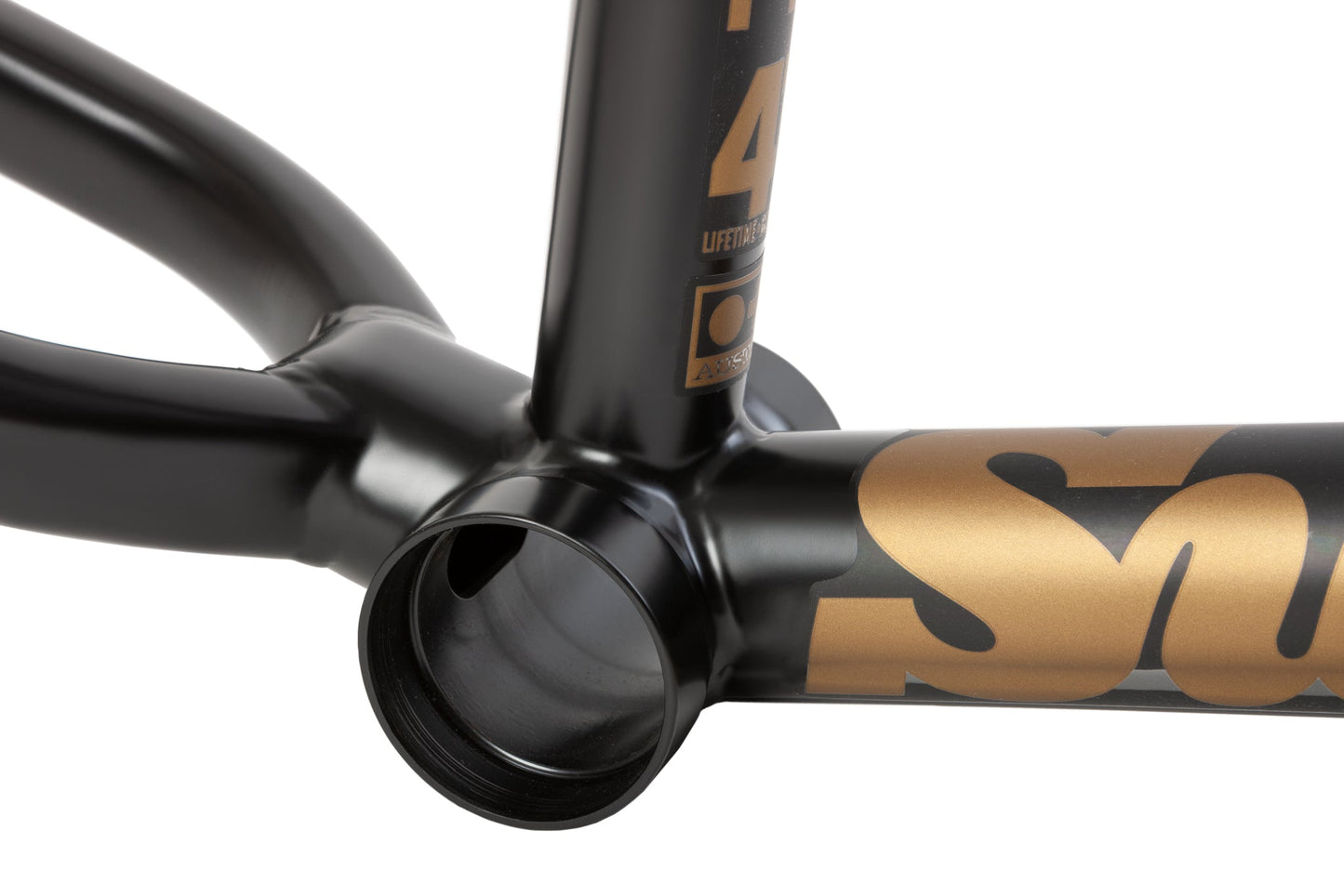 SUNDAY SOUNDWAVE V3 FRAME Matte Black with Gold Stickers 20.5”TT